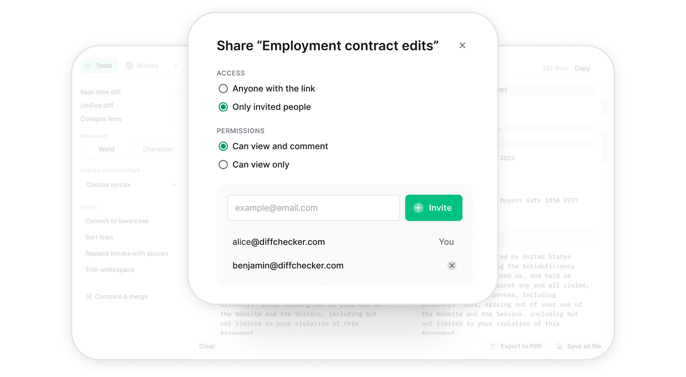 專業匯出和分享
