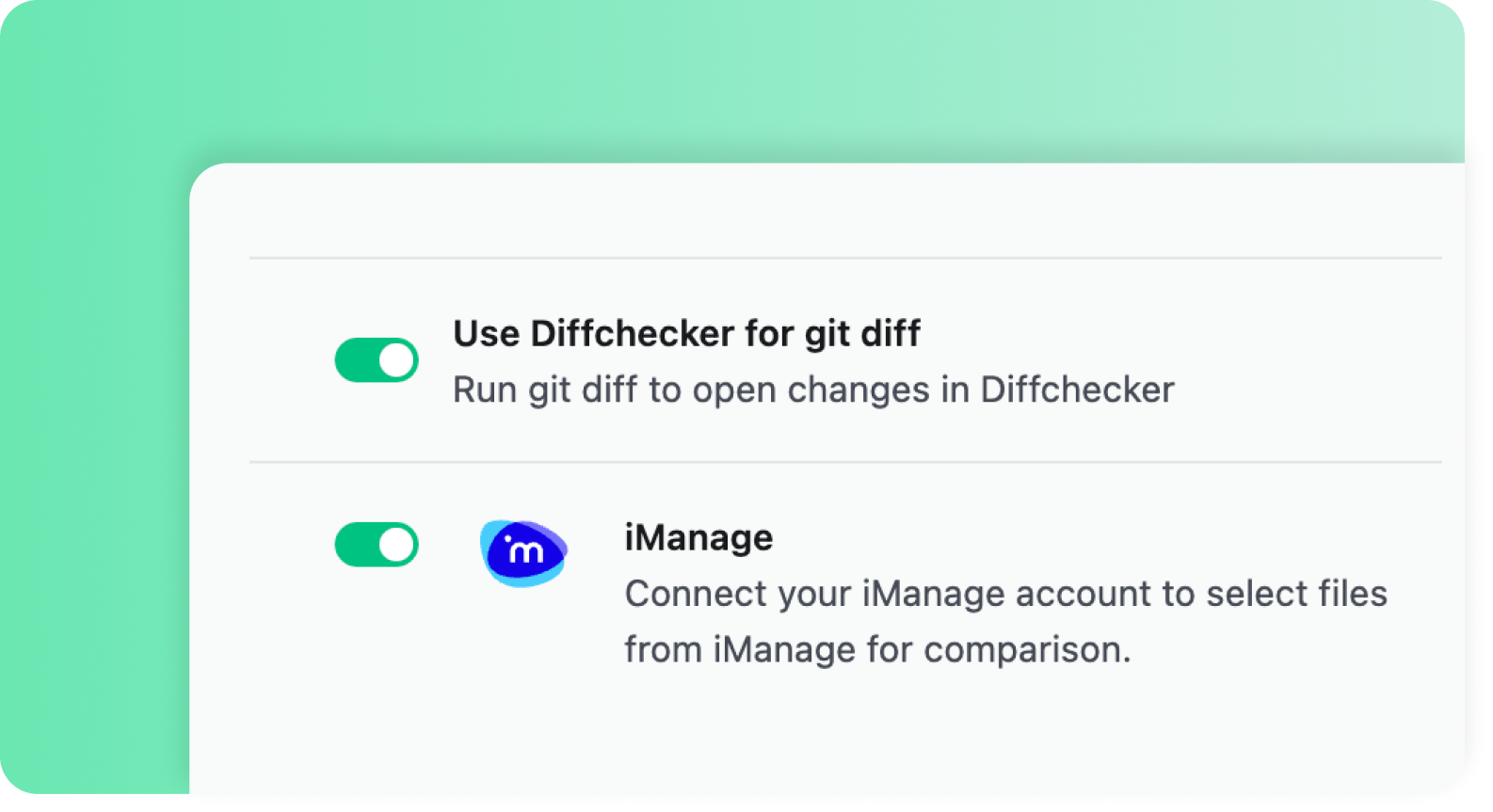 Integrations workflow